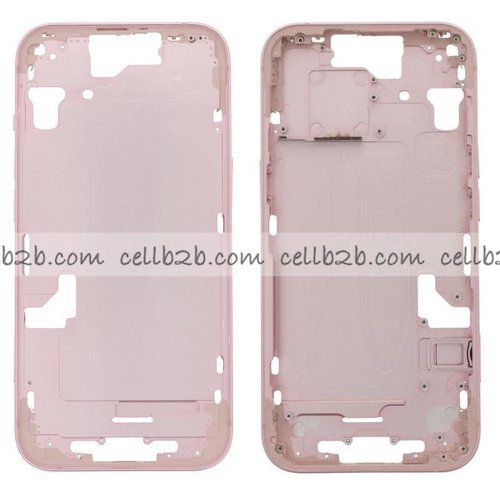Carcasa Frontal para iPhone 15 Rosa