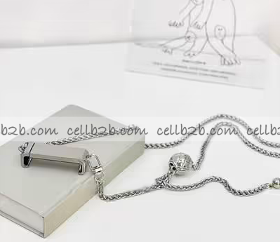 Ellietech Cadena Metálica Ajustable con Clip para Colgar Movil
