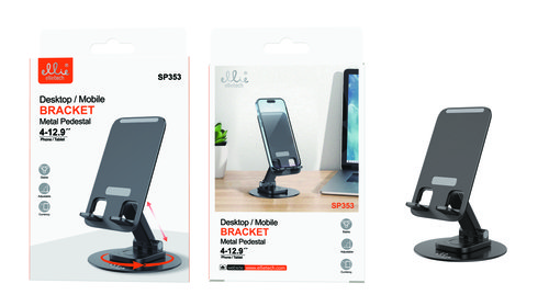 Ellietech SP353 Soporte de Mesa para Móvil 4-12.9"