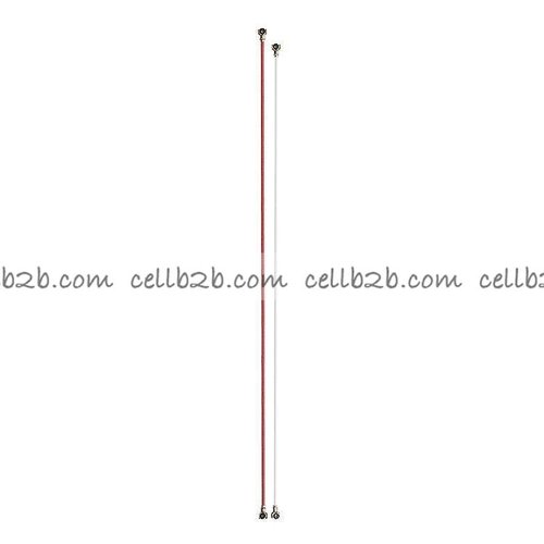 Set 2 Cable de Antena para Samsung A24 4G A245F (Blanco 118mm / Rojo 122mm)