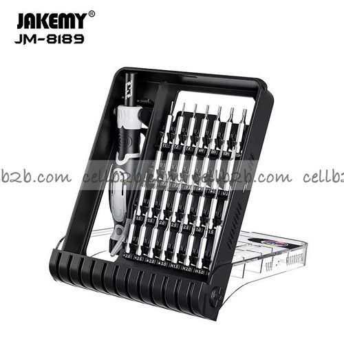 JAKEMY JM-8189A  32 en 1 Juego de Herramientas de Destornillador Cruzado 32 en 1