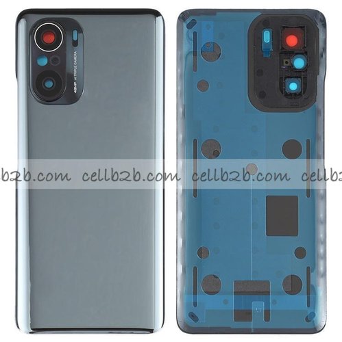 Tapa Trasera para Xiaomi Mi Poco F3 5G Negra ORI CON LENTE