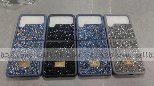 Funda con Brillo de Diamante para Samsung Z Flip 6 / Z Flip 7 FE