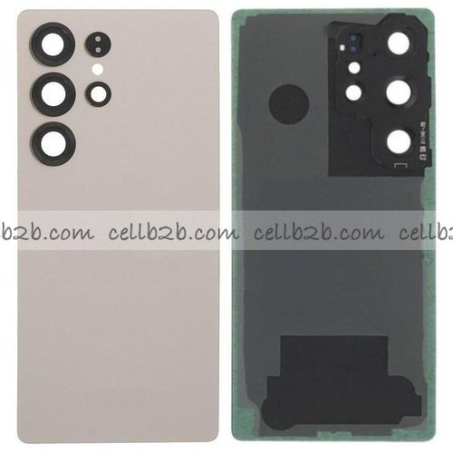Tapa Trasera para Samsung S25 Ultra 5G S938B Titanio Gris CON LENTE