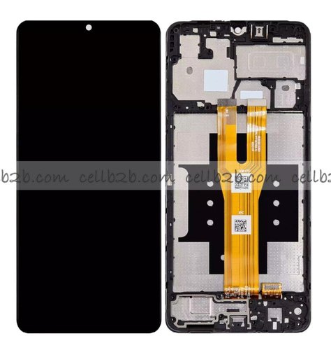 Original Nueva Pantalla Samsung Galaxy A06 A065F Negra con Marco Completa