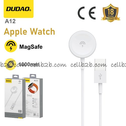 *Cargador magnético para Apple Watch, sujeción fuerte, carga rápida y portátil – DUDAO A12