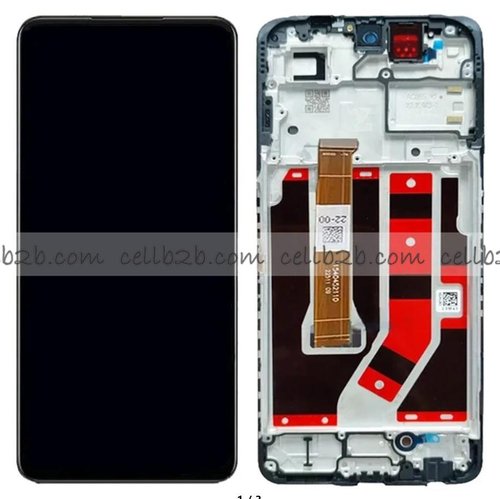 Original Pantalla OPPO A98 5G Negra CON MARCO Completa LCD+Táctil