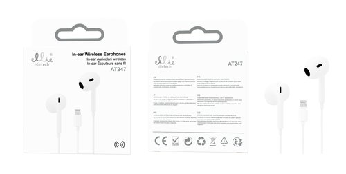 Ellietech AT247 Auriculares con Cable Lightning para iPhone