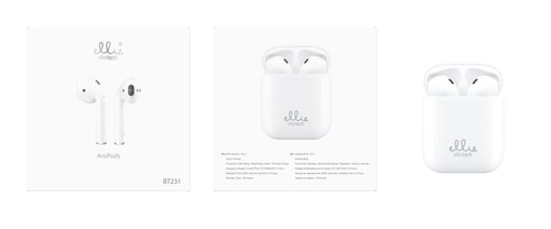 Ellietech BT231 AroPods (2ª generación) con Estuche de Carga