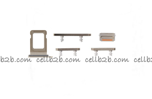Botones Lateral con SIM para iPhone 14 Pro / 14 Pro Max Dorado