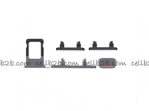 Botones Lateral con SIM para iPhone 14 Plus Negro