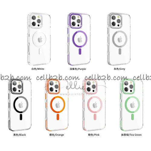 Funda Magsafe Transparente Antiarañazos C2 para iPhone 17 Pro