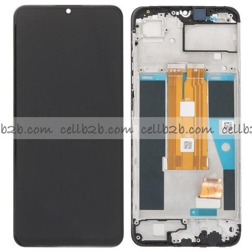Original Nueva Pantalla Realme C63 Negro CON MARCO Completa LCD+Táctil