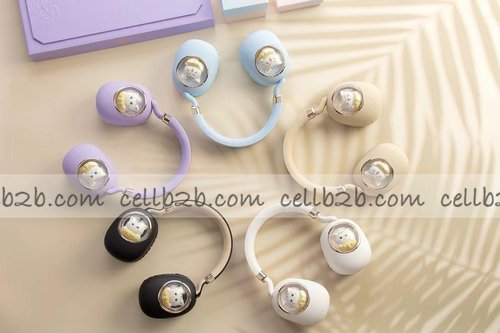 BT239 / CA-037 Auriculares Bluetooth Space Cat con LED
