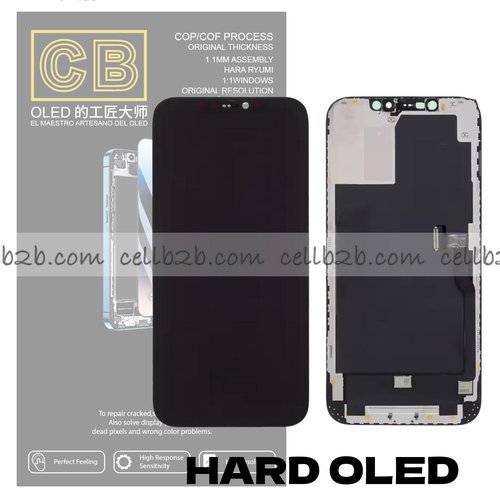 Pantalla « CB HARD OLED » iPhone 12 Pro Max control IC Reemplazable LCD+TACTIL Completo