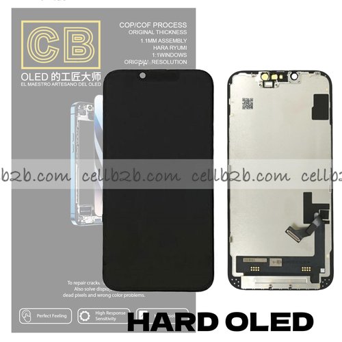 Pantalla « CB HARD OLED » iPhone 14 control IC Reemplazable LCD+TACTIL Completo