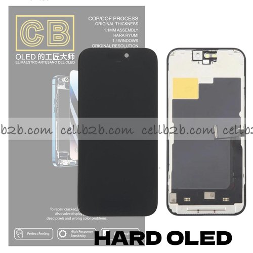 *Pantalla « CB HARD OLED » iPhone 15 Pro control IC Reemplazable LCD+TACTIL Completo