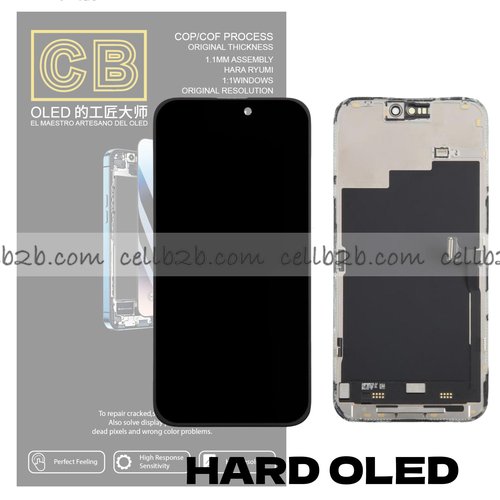 *Pantalla « CB HARD OLED » iPhone 15 Pro Max control IC Reemplazable LCD+TACTIL Completo