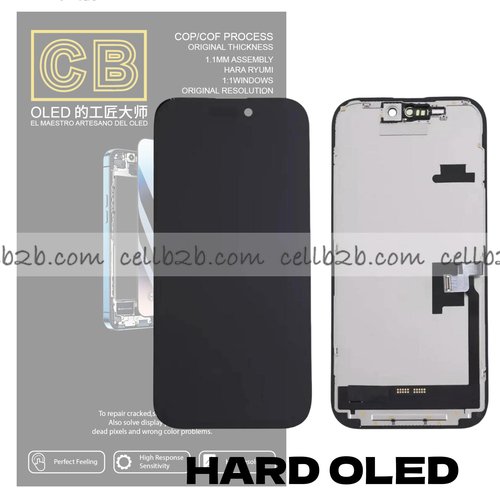 Pantalla « CB HARD OLED » iPhone 16 Pro control IC Reemplazable LCD+TACTIL Completo