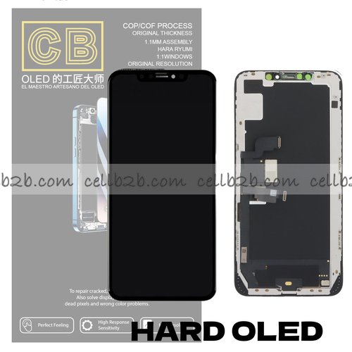 Pantalla « CB HARD OLED » iPhone Xs Max control IC Reemplazable LCD+TACTIL Completo