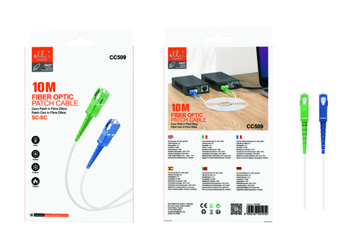 Ellietech CC509 Cable de Fibra Optica 10M