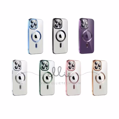 Funda MagSafe Cromado CD para iPhone 15