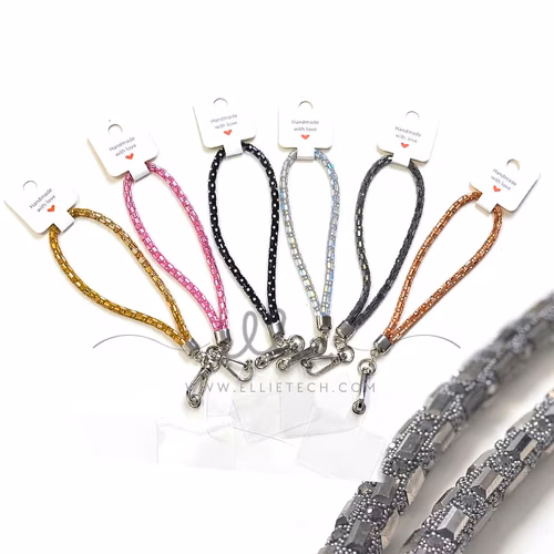 Cuerda Corta con Diamante para Móvil