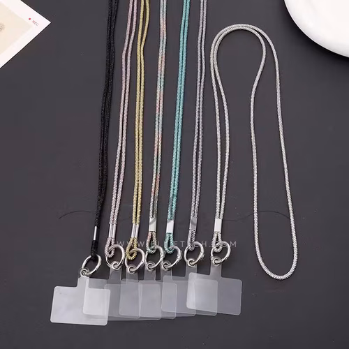 Cuerda Larga con Diamante para Móvil (con tarjeta transparente)