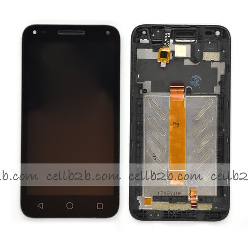 Original Pantalla Alcatel U5 3G Con marco Negra Completa LCD+Táctil