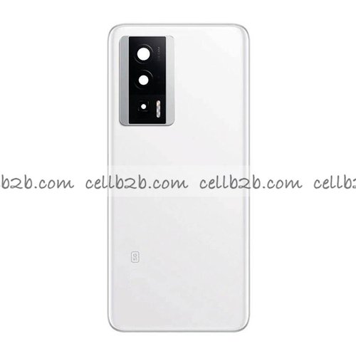 Tapa Trasera para Xiaomi Poco F5 Pro 5G Blanca CON LENTE