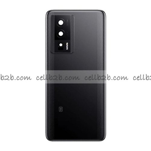 Tapa Trasera para Xiaomi Poco F5 Pro 5G Negra CON LENTE