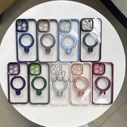 Funda MagSafe Transparente con Soporte para iPhone 14 Pro