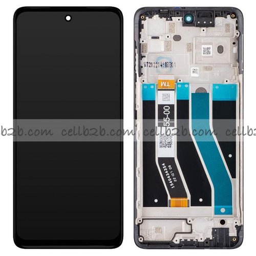 Original Pantalla Motorola Moto G62 5G (XT2223) Negra con Marco Completa LCD+Táctil