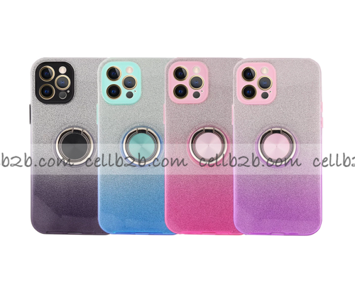 Funda Glitter Con Anillo Para iPhone 15 6.1