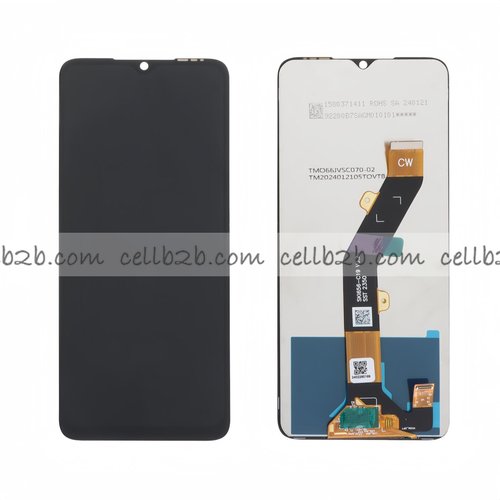 Pantalla Infinix Hot 30i / Infinix Smart 7 (X6515) / Infinix Smart 7 HD (X6516) / Infinix Smart 7 INDIA (X6517) / Tecno Spark 10C (KI5k, KI5m) / Tecno Spark 10 (KI5q) / Tecno Spark GO 2023 (BF7n) / Tecno Pop 7 (BF6) / Tecno Pop 7 PRO (BF7, BF7h) LCD+Táctil Negra Completa