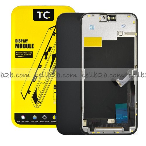 Pantalla iPhone 15 Pro Max TC INCELL (High Refresh Rate) LCD+Táctil Negra Completa (Control IC Reemplazable)