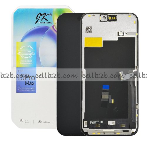 *Pantalla iPhone 15 Pro Max JK INCELL FHD LCD+Táctil Negra Completa (Control IC Reemplazable)