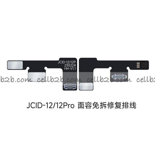 JCID Face ID FPC de Reparación sin Remoción (se puede conectar directamente sin desmontar) para iPhone 12 / 12 Pro