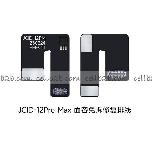 JCID Face ID FPC de Reparación sin Remoción (se puede conectar directamente sin desmontar) para iPhone 12 Pro Max