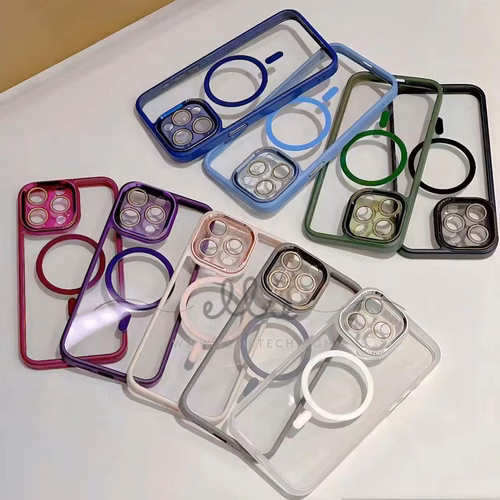 Funda MagSafe Transparente con Protector Cámara LIUJIN para iPhone 17 Pro