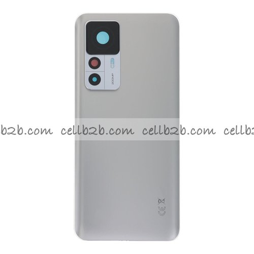 Tapa Trasera Xiaomi Mi 12T ORIGINAL Plateada CON LENTE
