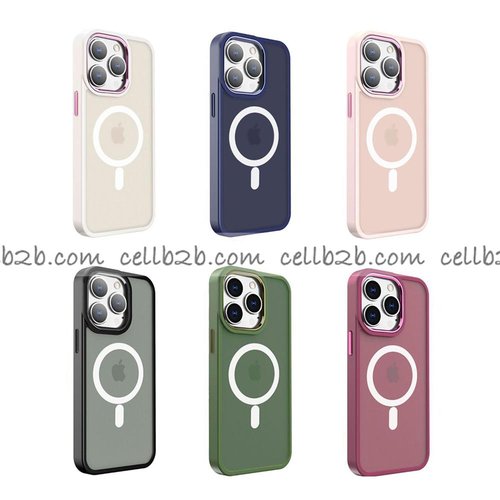 Funda Translúcida Mate Con Magsafe Para iPhone 15 Pro Max 6.7