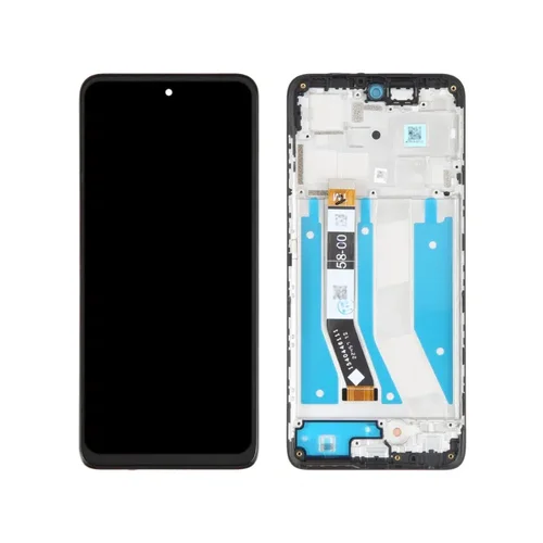 Original Nueva Pantalla Moto G73 5G Negra con Marco Completa LCD+Táctil