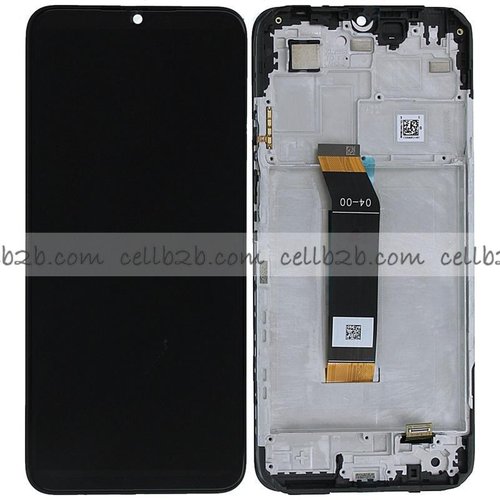 *Pantalla Original Xiaomi Poco M4 5G / M5 4G / Redmi 10 5G 2022 Negra con Marco Completa LCD+Táctil SERVICE PACK