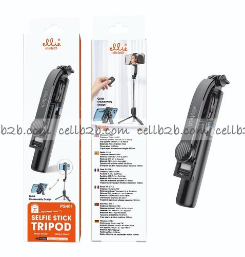 Ellietech PS401 Palo de Selfie con Tripode