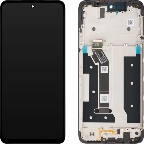Original Nueva Pantalla Motorola Moto G35 5G (XT2433) Negra con Marco Completa LCD+Táctil