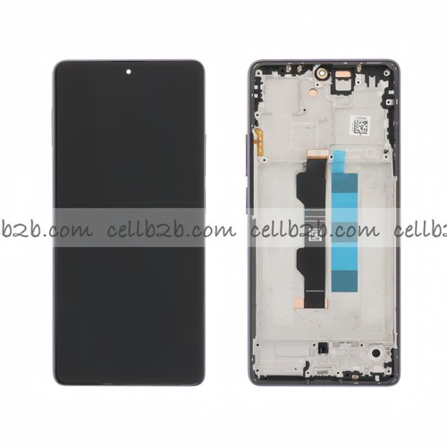 *Pantalla Xiaomi Redmi Note 13 Pro 4G / Poco M6 Pro 4G 2024 Lila Con Marco Completa LCD+Táctil SERVICE PACK
