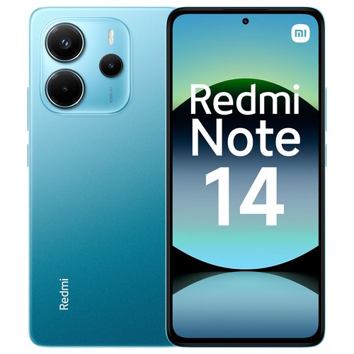 *Móvil Xiaomi Redmi Note 14 4G 8+256GB Azul