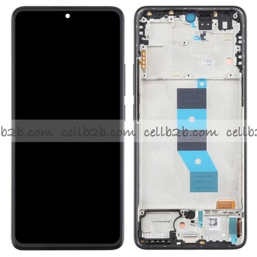 *Pantalla Xiaomi Redmi Note 14 5G (2025) / Poco M7 Pro (2024) Negro Con Marco Completa LCD+Táctil SERVICE PACK