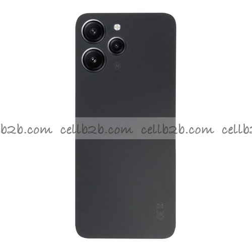 Tapa Trasera para Xiaomi Redmi 12 Negra CON LENTE